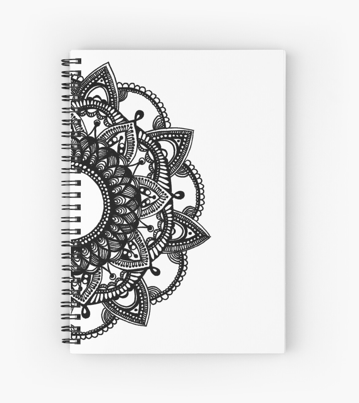 "Half mandala I" Spiral Notebooks by GiuliaTarter | Redbubble