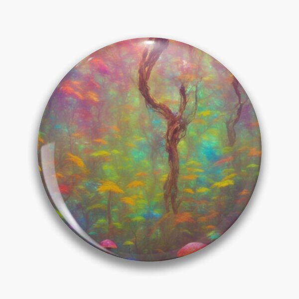 Artikelvorschau, Midnight Aura: Dreamy and Glowing Forest with Detailed Face entworfen und verkauft von RedArtG09.
