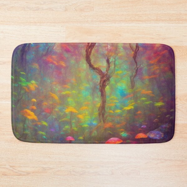 Item preview, Midnight Aura: Dreamy and Glowing Forest with Detailed Face designed and sold by RedArtG09.