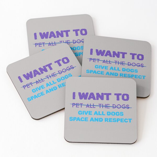 Item preview, Give dogs space and respect designed and sold by kookycomet.
