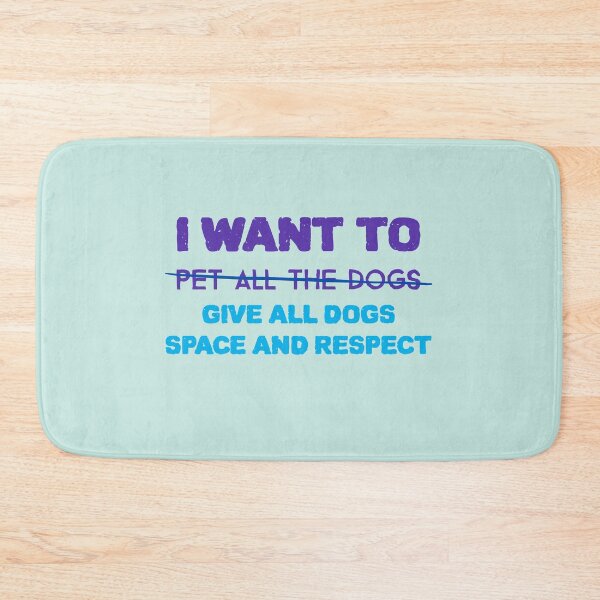 Item preview, Give dogs space and respect designed and sold by kookycomet.