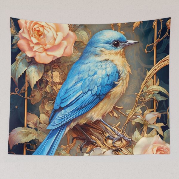 Item preview, Vintage Blue Bird designed and sold by Art by Lilia.