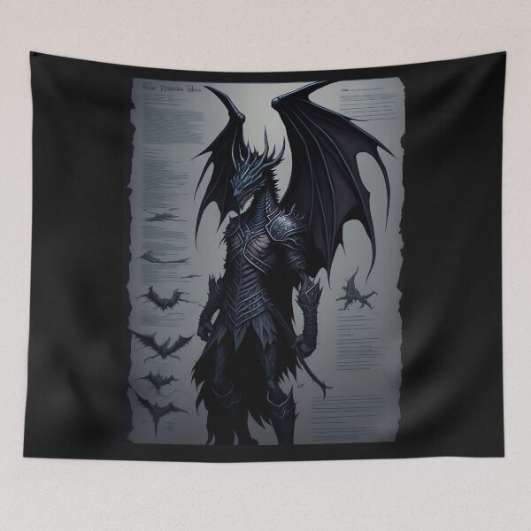 Item preview, Unleash Your Imagination with the Majestic Dragon and its Fourth Wing designed and sold by Paolospresent.