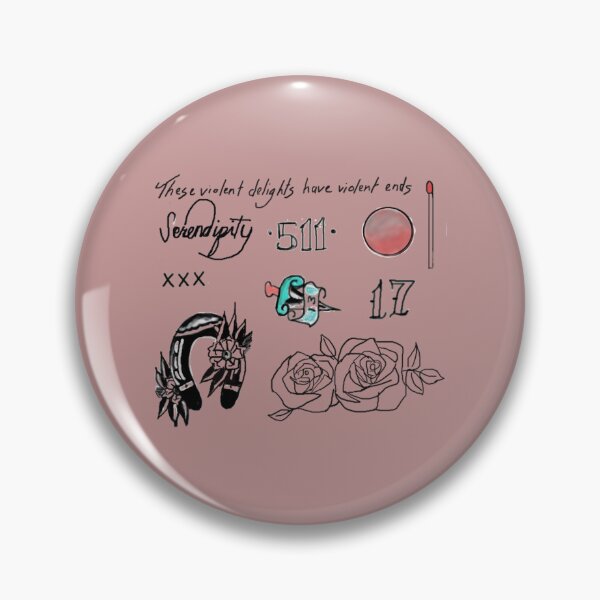Item preview, halsey tattoos  designed and sold by ValindaGuy.