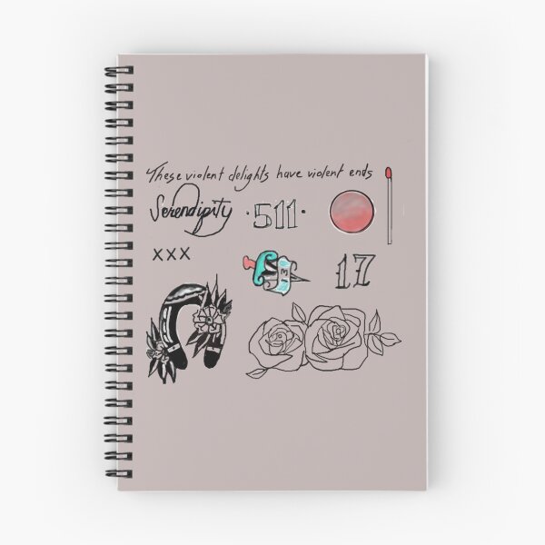Item preview, halsey tattoos  designed and sold by ValindaGuy.