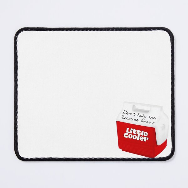 Item preview, Cute red cooler with “Don’t hate me because I’m a Little Cooler” designed and sold by SidderBug Designs.