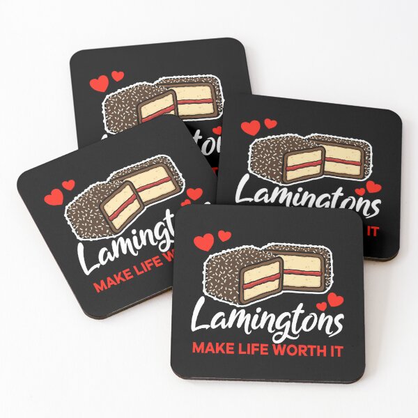 Item preview, Lamingtons make life worth it saying designed and sold by jonmlam.