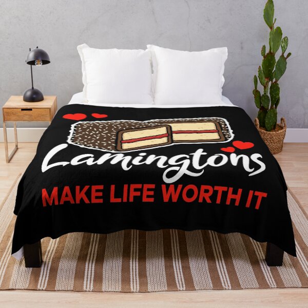 Item preview, Lamingtons make life worth it saying designed and sold by jonmlam.