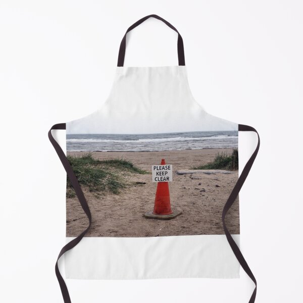 Item preview, Please Keep Clear - Alnmouth beach, Northumberland, UK designed and sold by Richard Flint.