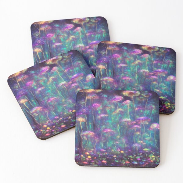 Item preview, Mushroom Forest Dreamy and Glowing Forest with Detailed Face designed and sold by RedArtG09.