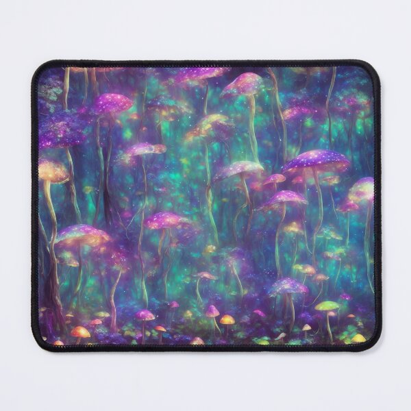 Item preview, Mushroom Forest Dreamy and Glowing Forest with Detailed Face designed and sold by RedArtG09.
