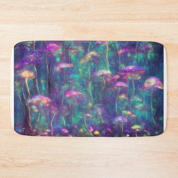 Item preview, Mushroom Forest Dreamy and Glowing Forest with Detailed Face designed and sold by RedArtG09.