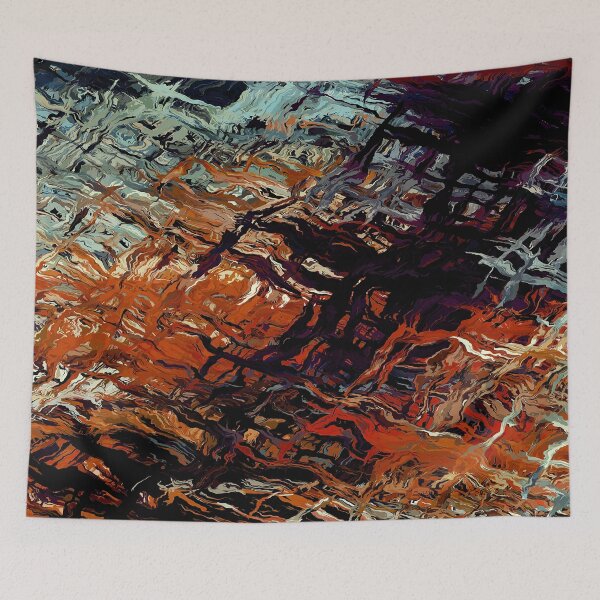 Item preview, Crosshatch Abstract Pattern in Red & Black designed and sold by Trevor Hirst.