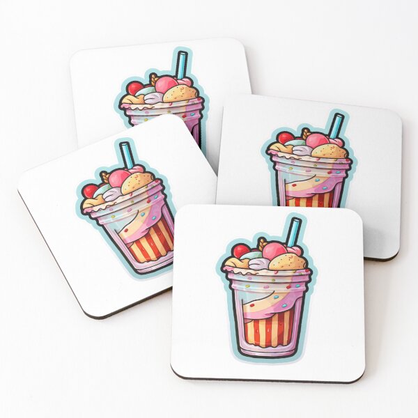 Item preview,  Milkshake Sticker | Decadent Delights and Irresistible Indulgence designed and sold by joanwatson45.