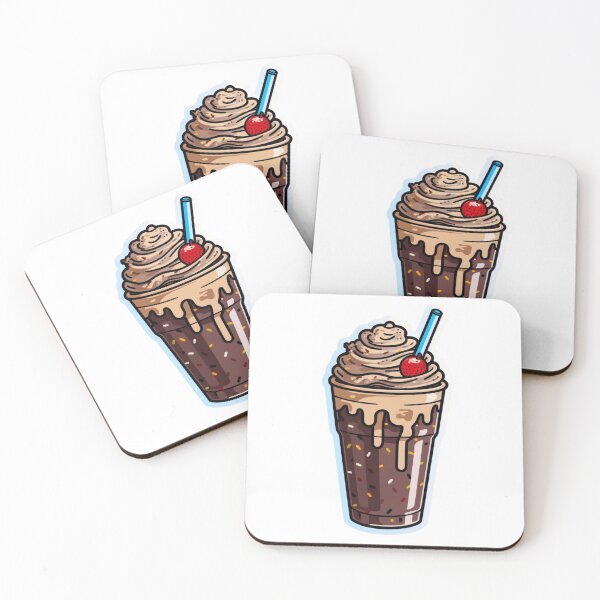 Item preview, Chocolate and Strawberry Milkshake Sticker | Perfect Blend of Sweet Delights designed and sold by joanwatson45.