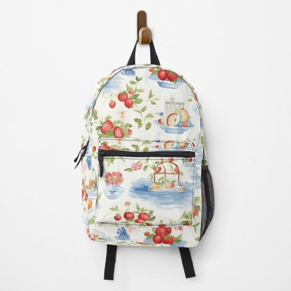 Item preview, Swedish Midsummer Delight - Strawberries and flowers festivities designed and sold by OrganicDSGN.
