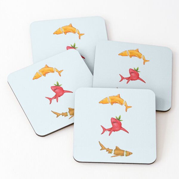 Item preview, Fruity sharks  designed and sold by rosaliejoeee.