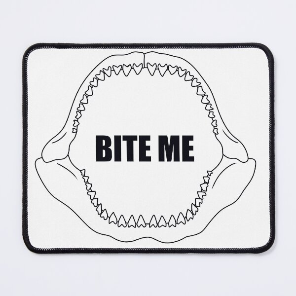 Item preview, Megalodon jaws “bite me” designed and sold by DgtlArtbyChels.