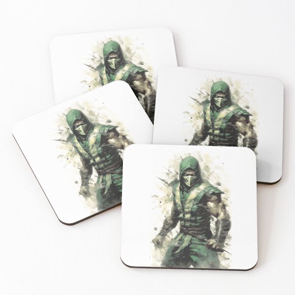 Artikelvorschau, Aquarellmalerei eines Reptils aus Mortal Kombat entworfen und verkauft von Druss2012.