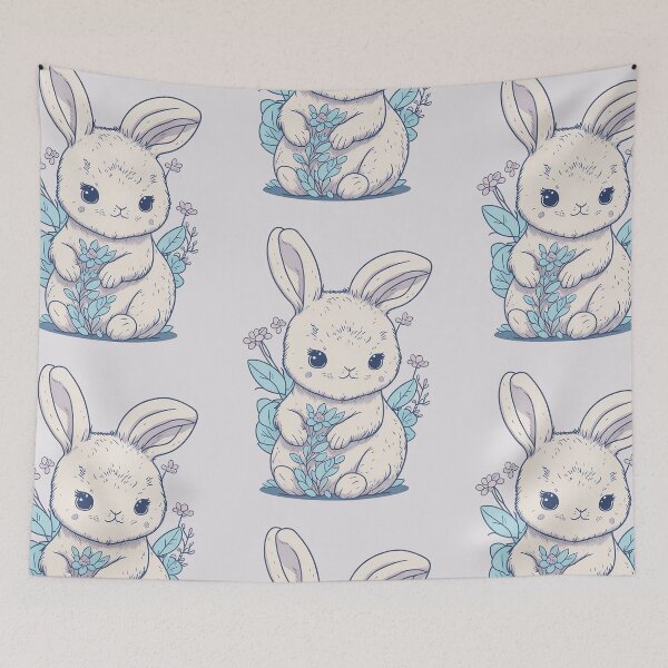 Item preview, Smiley Bunny Trails designed and sold by pigipeach.