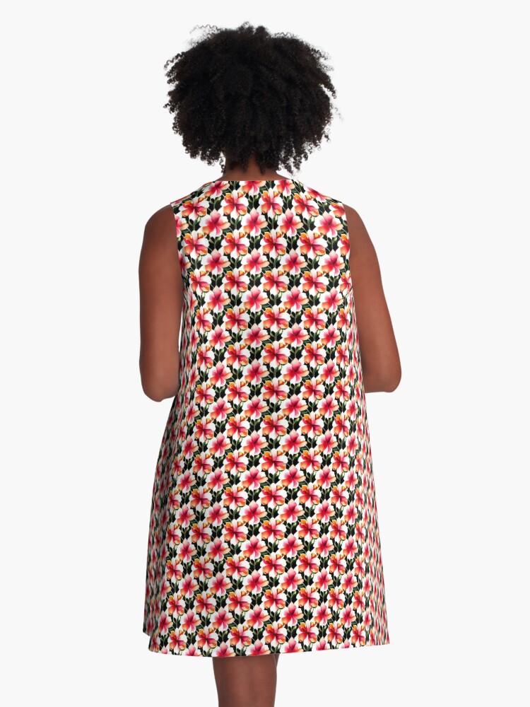 Thumbnail 3 of 4, A-Line Dress, Flower Pattern "Julia" designed and sold by Patterns For Products.
