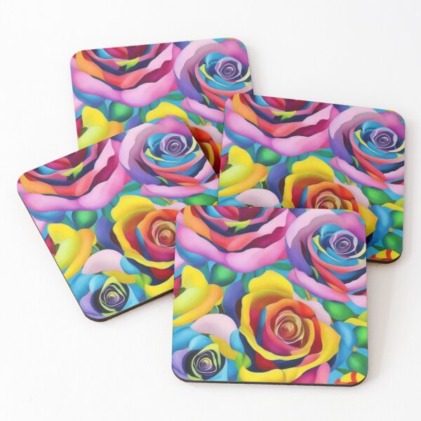 Item preview, rainbow roses background designed and sold by jkrphoto.