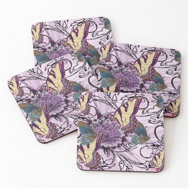 Item preview, Butterflies on a Lavender Flower designed and sold by MaxnGeorge.