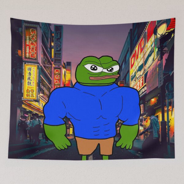 Item preview, Buff Apu Swole Pepe designed and sold by Slav-Art.