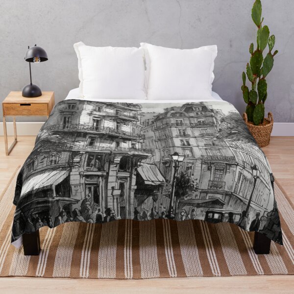 Item preview, Parisian Streets Sketch designed and sold by hamptonstyle.