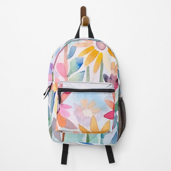 Item preview, watercolor-style floral pattern in pastel colors 1 designed and sold by FlaskLab.