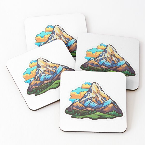 Item preview, Sunset Mountain Escape - Embrace the Serenity of Nature's Canvas designed and sold by joanwatson45.