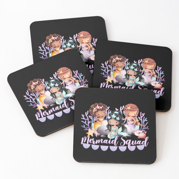 Item preview, Mermaid Squad Stars Tropical Group Matching designed and sold by SunfullyYours.