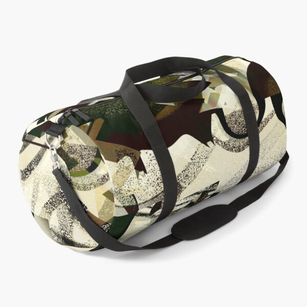 Item preview, Geometric Abstract in Greens, Brown & Cream designed and sold by Trevor Hirst.