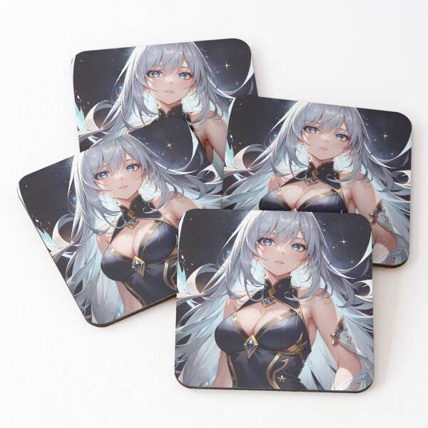 Item preview, Anime Girl with White Hair designed and sold by ByteyCreatives.