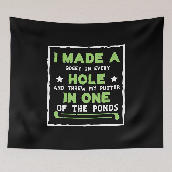Item preview, i made a bogey on every hole and threw my putter in one of the ponds designed and sold by Life Shop.
