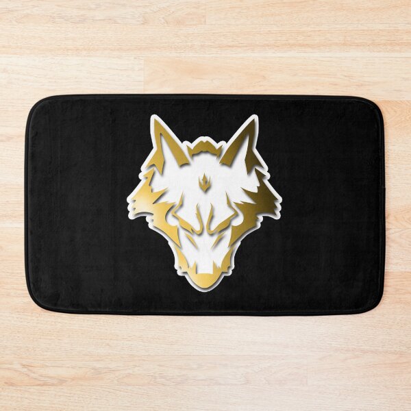 Item preview, gold wolf emblem  designed and sold by famousafterdeat.