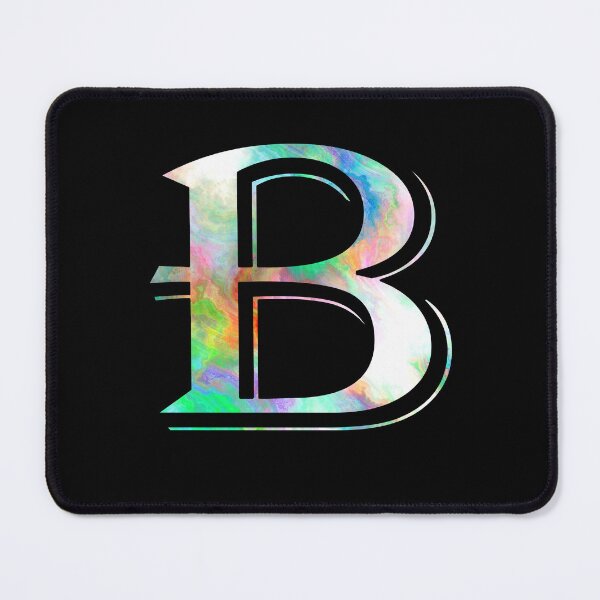Item preview, Letter B Capital Alphabet Cute Colorful Monogram Initial designed and sold by ZANNIX.