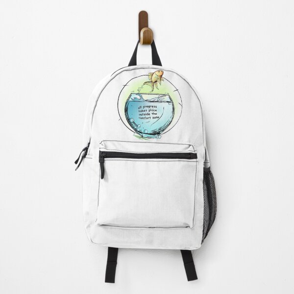 Item preview, All Progress Takes Place Outside the Comfort Zone - fish designed and sold by veibone.