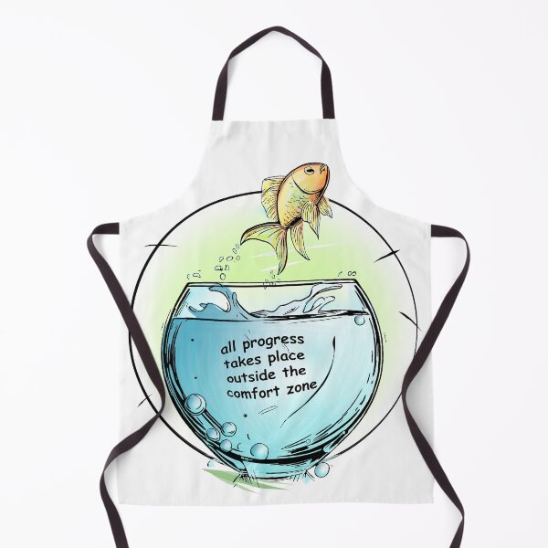 Item preview, All Progress Takes Place Outside the Comfort Zone - fish designed and sold by veibone.