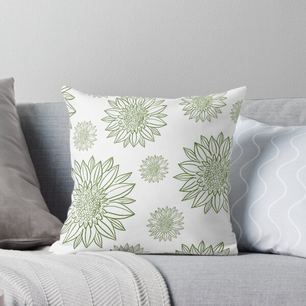 Item preview, Sunflower- green pattern designed and sold by PritiRawtoo.
