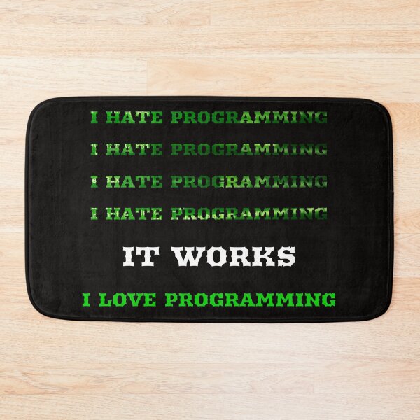 Item preview, I Hate Programming | I Love Programming  designed and sold by TshirtWing.