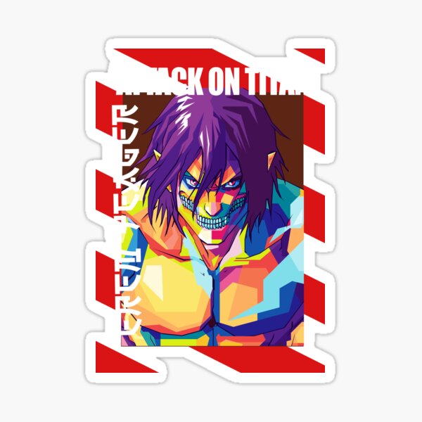 Titan Eren Sticker