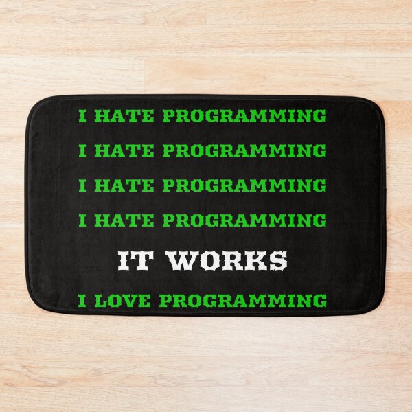 Item preview, I Hate Programming | I Love Programming | programmer designed and sold by TshirtWing.