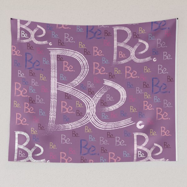 Item preview, Be, Be yourself, Be you, rainbow, arcs, colorful, modern, trendy, simple, boho, be-kind, graphic designed and sold by PrintedDreams.