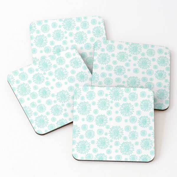 Item preview, Sunflower - Teel blue pattern designed and sold by PritiRawtoo.