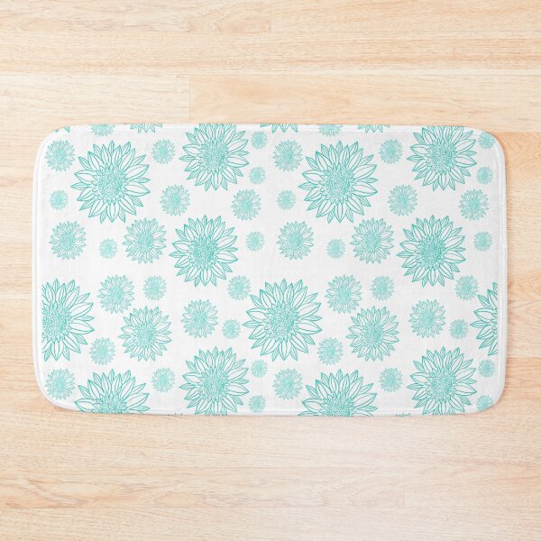 Item preview, Sunflower - Teel blue pattern designed and sold by PritiRawtoo.