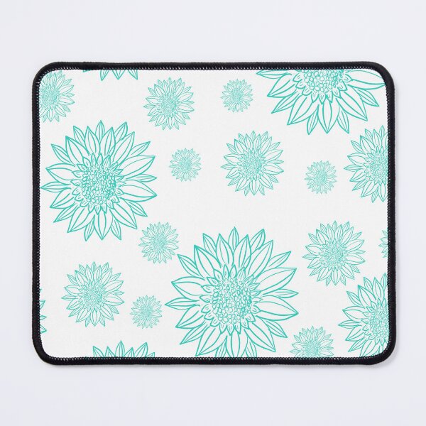 Item preview, Sunflower - Teel blue pattern designed and sold by PritiRawtoo.