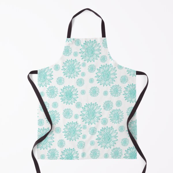 Item preview, Sunflower - Teel blue pattern designed and sold by PritiRawtoo.