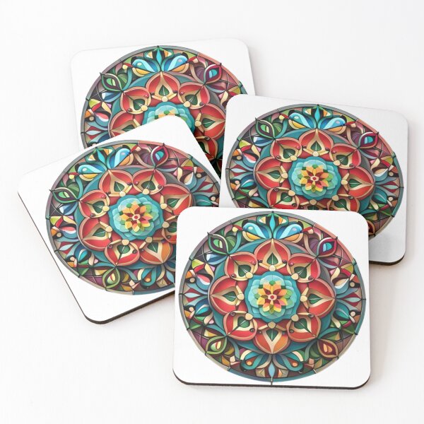 Item preview, Beautiful, colorful mandala designed and sold by MyStickeroonies.