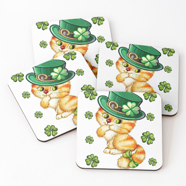 Item preview, Cat Kitty Lover Tee Leprechaun Hat designed and sold by AviCrawlies.